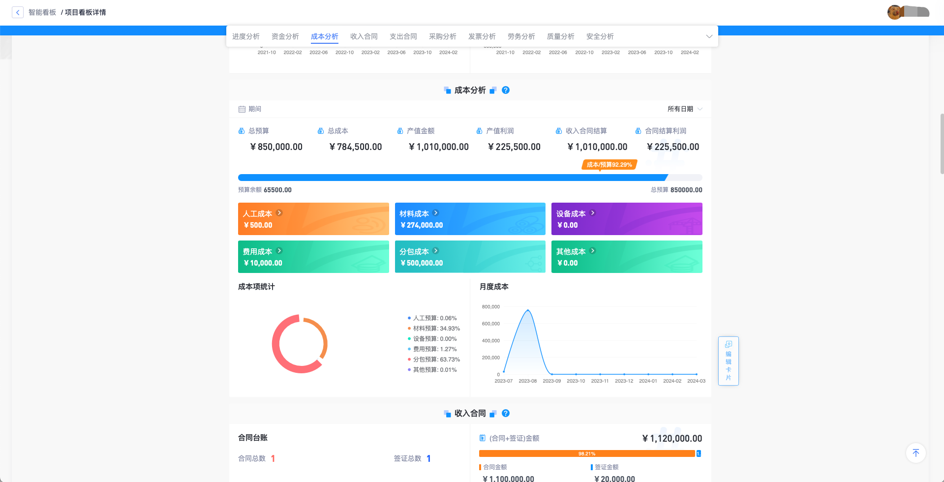 建筑項(xiàng)目管理平臺(tái)